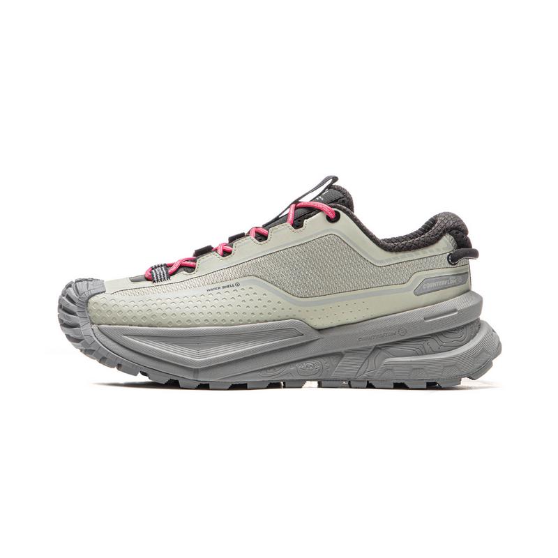 Li Ning Outdoor CF Tracing, Xingchuan Амортизирующие износостойкие с отскоком Низкие походные ботинки Унисекс Цвет руды AHTV047-3