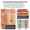 Far Infrared Sauna Blanket for Weight Loss | Home Detox Slimming Blanket with Remote Control | for Body Shaping, Fitness & Postpartum Recovery