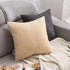 Ultra Soft Teddy Bear Plush Pillow Cover Multi Size Sofa Decorative Cushion Case Comfortable Home Furniture Accent