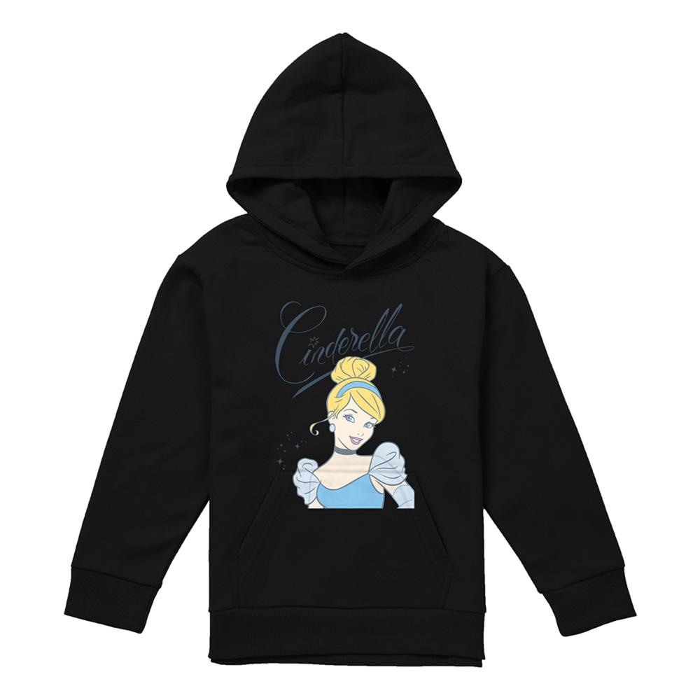 Cinderella Childrens/Kids Headshot With Fancy Script Hoodie
