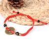 Hand-Woven Zodiac Year Red Rope Bracelet Copper Coin Bracelet