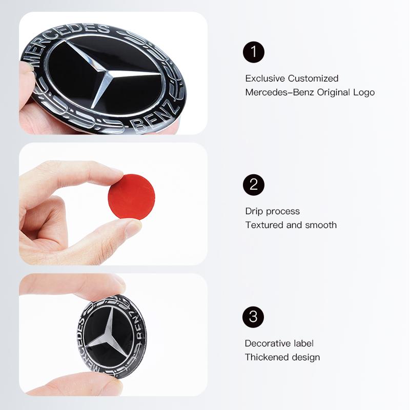 Наклейка на рычаг переключения передач для автомобиля GLC GLB, эмблема ручки переключения для Mercedes Benz AMG W203 W206 W220 W205 W211 W212 W201 W210 W10