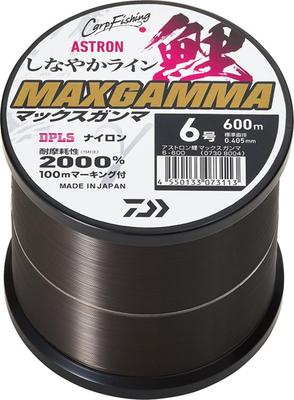 Daiwa Нейлоновая леска Astron Carp MAX Gamma 4 600 м Tanishi Black No.