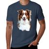 Australian Shepherd Red Tricolor Lovers Tshirt Plus Size Loose Short Sleeve Top