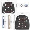 Motorcycle Board Tail Rack Rear Luggage Case Bracket Tail Box Fixing Plate Trunk Bracket Pad