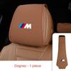 Leather Car Seat Headrest Protective Cover Accessories For BMW 1 2 3 4 5 6 7 Series G20 G30 F48 E90 E36 F30 F10 X1 X3 X4 X5 X6X7 II9