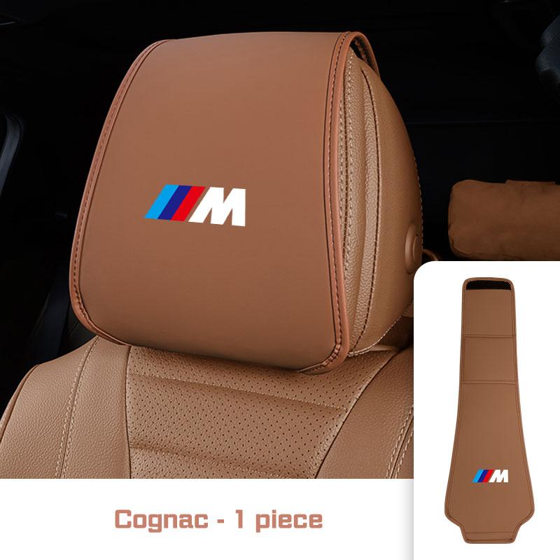 Leather Car Seat Headrest Protective Cover Accessories For BMW 1 2 3 4 5 6 7 Series G20 G30 F48 E90 E36 F30 F10 X1 X3 X4 X5 X6X7 II9