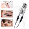 1PC LED Eyebrow Tweezer Oblique Tip Stainless Steel Eyebrow Trimming Clip Eye Hair Removal Prune False Eyelash Clamp Makeup Tool