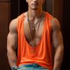 Men Low Cut Sleeveless Vest Training Casual Gym Tank Tops