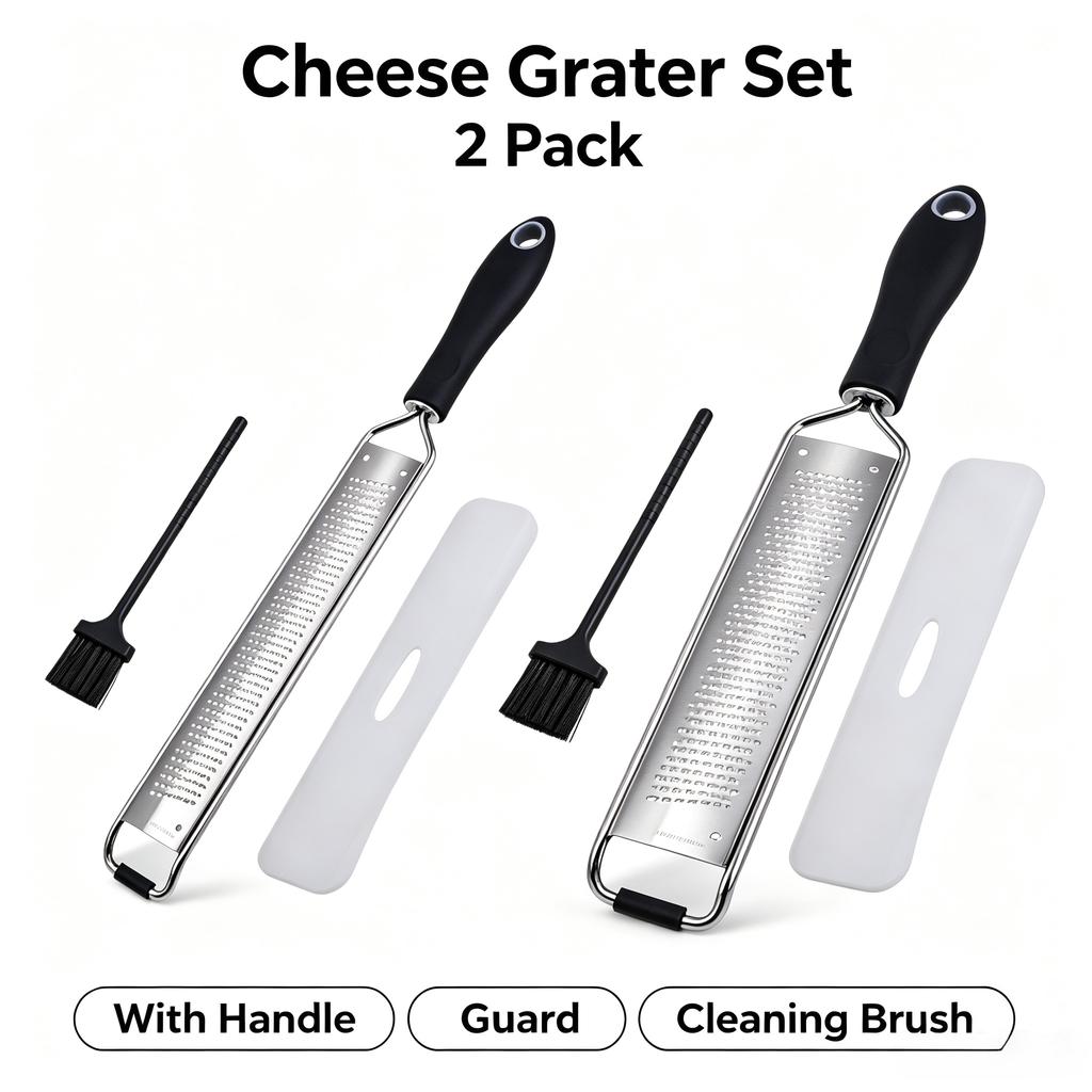 Xiaomi Kitchen Cooking Cheese Grater Stainless Steel Multi-functional Anti-slip Handle Lemon Zester Chocolate Vegetable Fruit Slicer