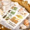 Переводная наклейка с растительным узором для DIY-журнала, блокнота, декора