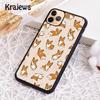 Krajews Funny Shiba Inu Phone Case Cover For iPhone 17 Air 16 15 14 plus 12 13 pro max coque Shell Fundas