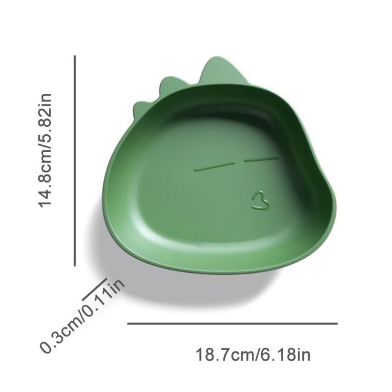 Бытовая обеденная тарелка, мультяшный сервировочный поднос для фруктовых закусок, пластиковые плоские тарелки, блюдца, держатель для кексов, десертов, блюдо для домашней вечеринки