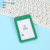 Двусторонний прозрачный горизонтальный держатель для ID-карты с ремешком