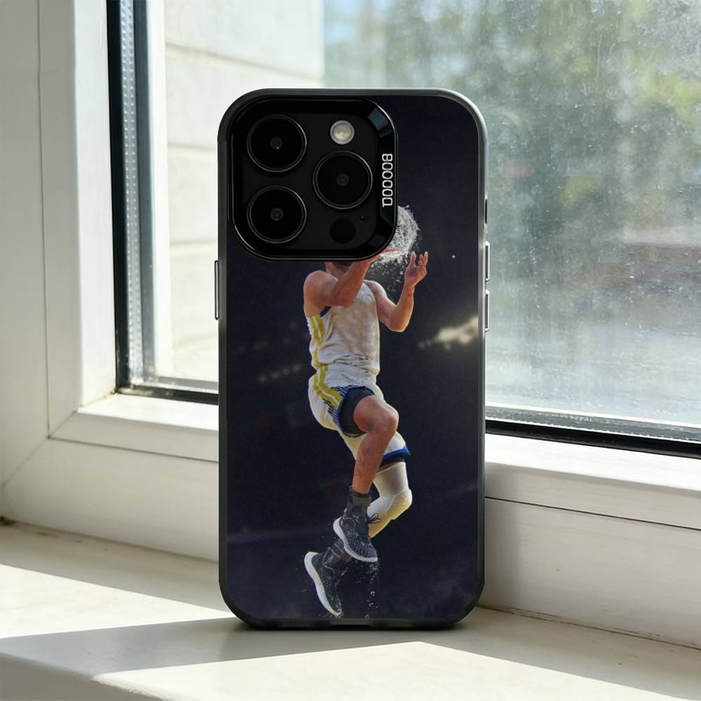 Чехол для телефона со спортивной звездой С-Стивеном Карри для iPhone 17,16,15,14,13,12,11 Plus,Pro Max,XS,Красочный серебряный чехол для телефона Funda Cover