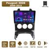 Автомобильная магнитола Android Car-Play для Peugeot 3008 2009-2015 Мультимедийный проигрыватель Головное устройство Стерео Навигация GPS BT WIFI, 2+64 ГБ