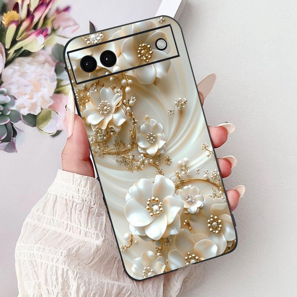 Luxury Painted Cover For Google Pixel 6A Case Soft Silicone Phone Case For Google Pixel 6A Google6A 2022 Back Cover 6.1"