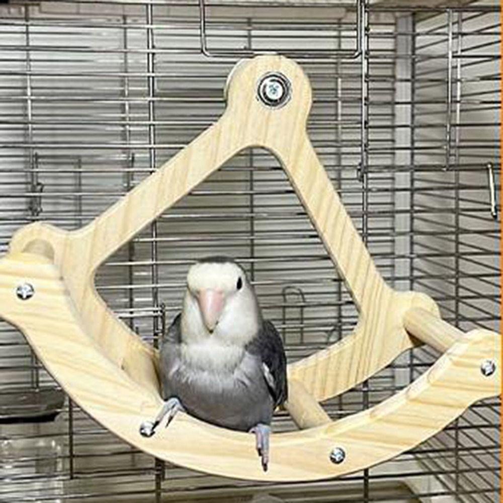 Bite Resistant Rocking Bird Hammock Durable Rocking Perch Stand Parrot Swing Pet Parrot