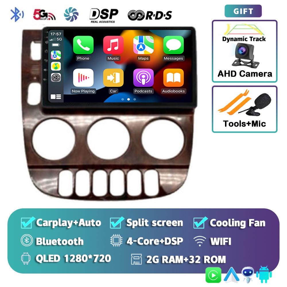 Android 13 Carplay Auto для Benz M-Class W163 ML 1997 1998 1999 2001 2002 2003 2004 2005 Автомобильный радиоприемник Мультимедийный проигрыватель Стерео DSP
