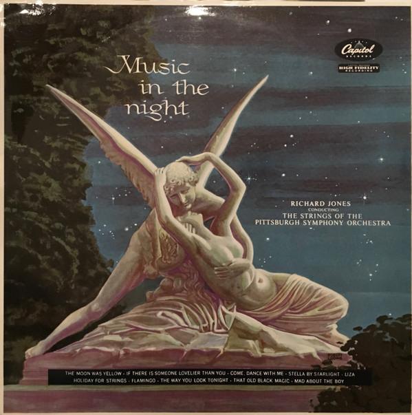 Пластинка 10 дюймов STRINGS OF PITTSBURGH SYMPHONY ORCH Music In The Night LC6816 Capitol Records 1956 UK Джаз Б/у