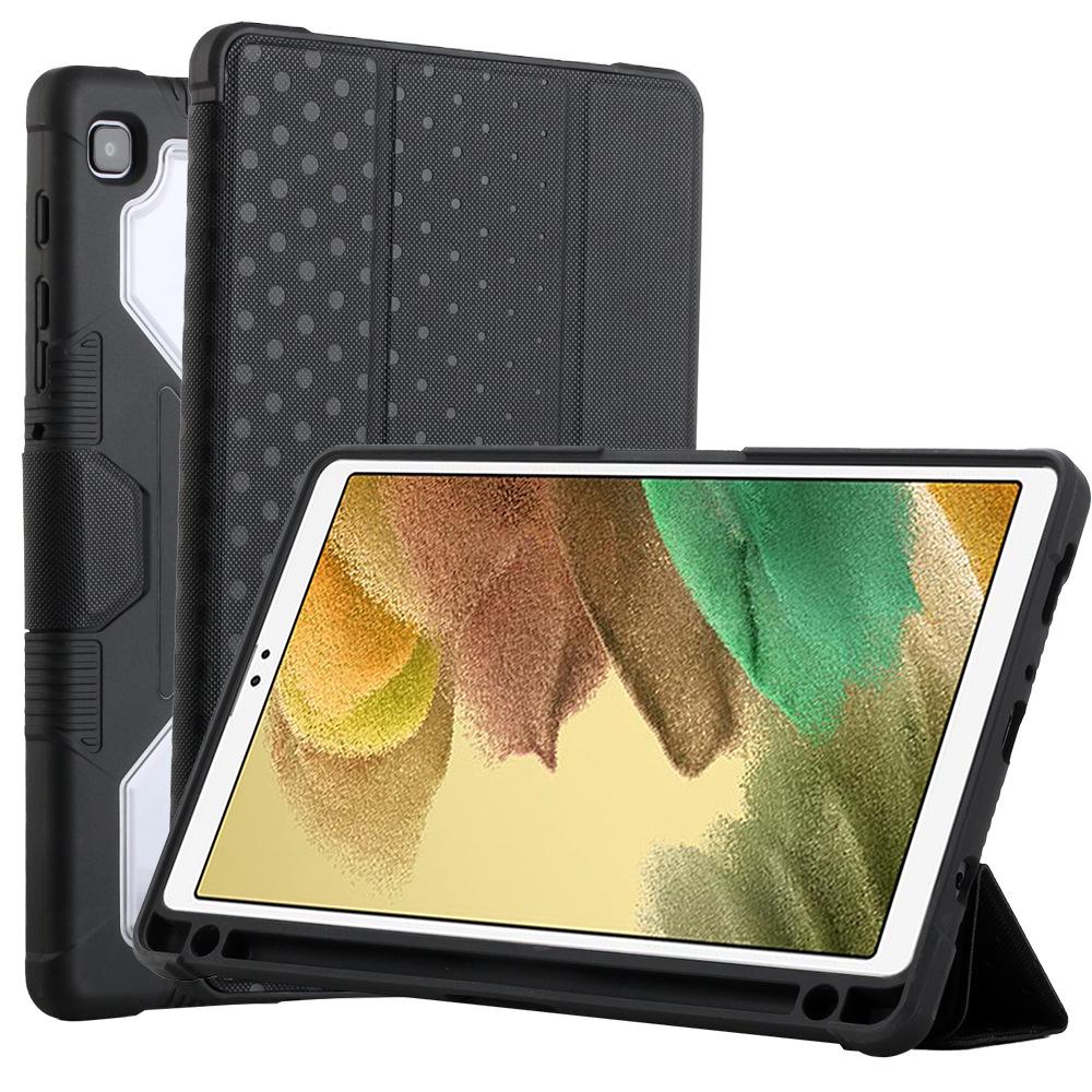 Кожаный чехол-книжка с подставкой и слотом для ручки для Samsung Galaxy Tab A7 Lite 2021