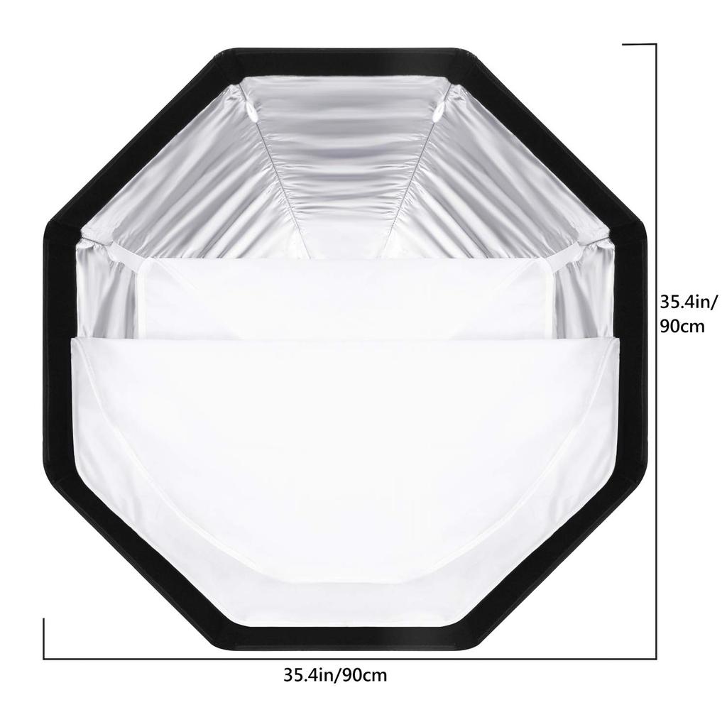 NEEWER Collapsible Octagonal Softbox with Bowens Mount Speed Ring and Carrying Case Compatible with Neewer CB60 CB100 CB150 Version 4 and Other Bowens