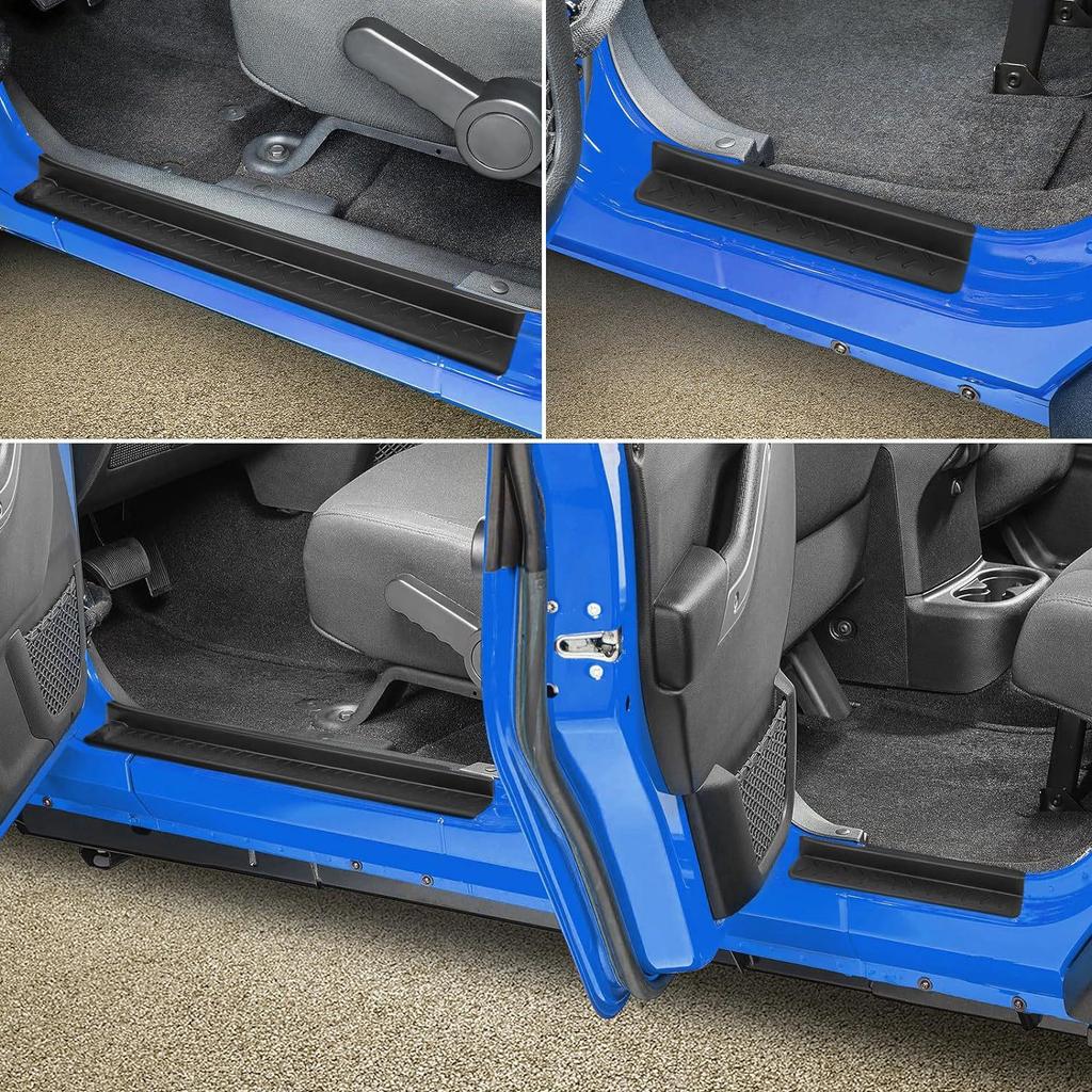 Wrangler JK JKU 4-дверный Защитная накладка на порог педали салона