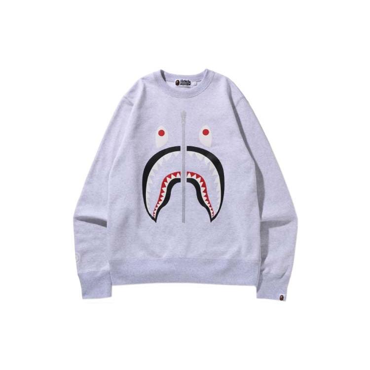 Bape Худи с металлической молнией и принтом акулы 0ZXSWM113013I
