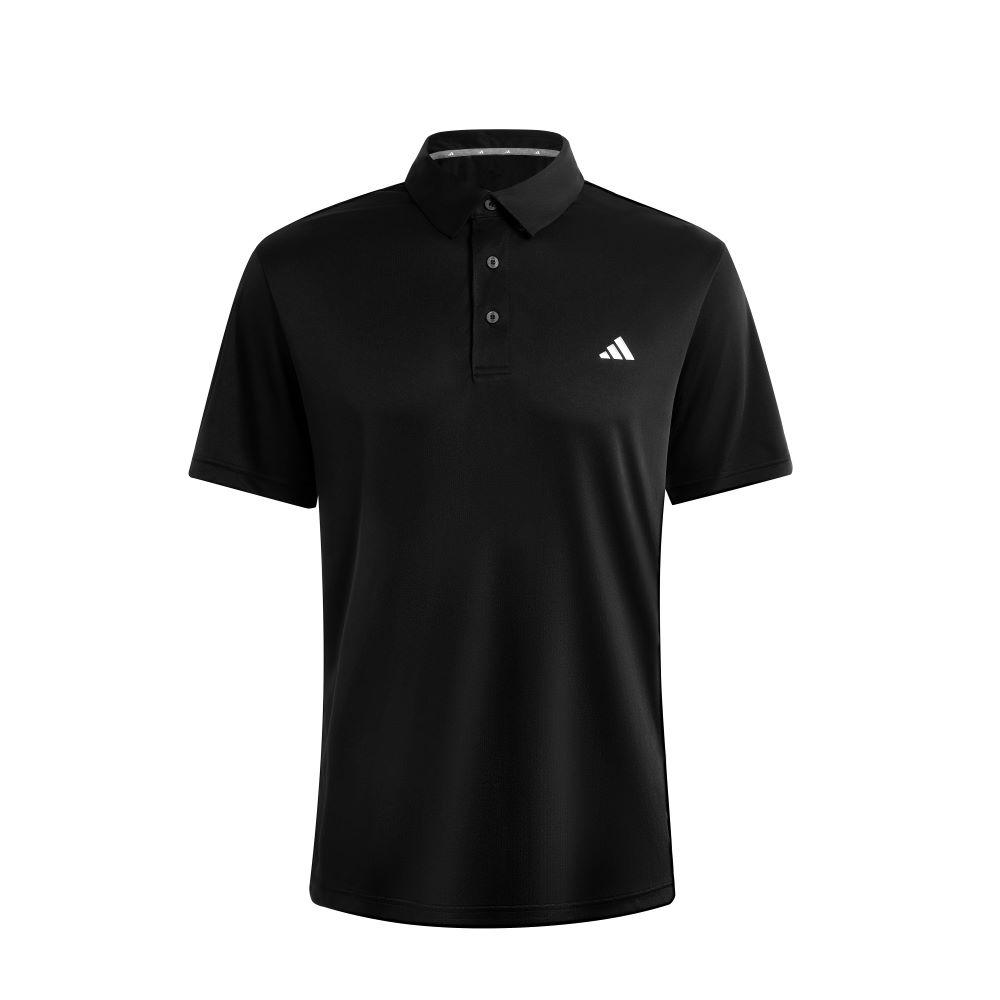adidas Sportlife Гольф Коллекция 3 Полоски Логотип Спортивный Повседневный Рубашка-поло с коротким рукавом Мужская Черный IN6626