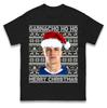 Garnacho Ho Ho Christmas T Shirt Funny Ugly Christmas Football Unisex T Shirt