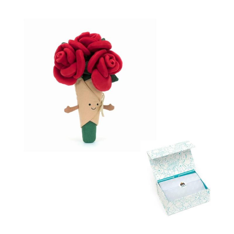 Jellycat Ручные куклы-розы Плюшевая кукла высотой 30 см