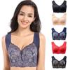 Европейское и американское женское нижнее белье больших размеров, бюстгальтер без косточек, сексуальное кружевное нижнее белье, собранный сверху бюстгальтер пуш-ап