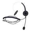 RJ9 Headset Noise Reduction Ergonomic Adjustable Volume Control Computer Headset for Online Classes