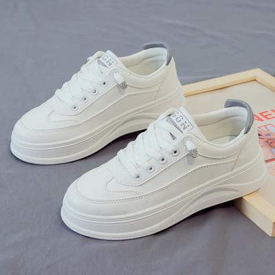 Гочаофэн маленькие белые женские туфли 2025 новая весна с юбкой спортивная обувь кеды универсальные туфли на одной педали женские