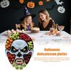 Halloween Charcuterie Board Wooden Serving Tray with Spooky Theme Cheese Appetizer Platter for Parties Unique Gift for Food Lovers