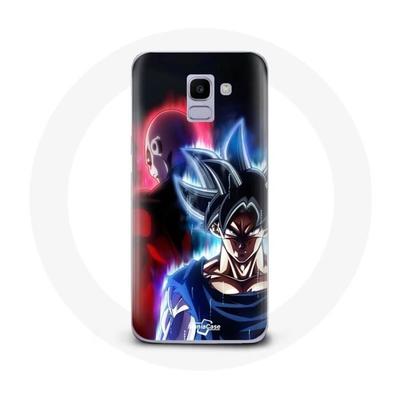Coque Pour Samsung Galaxy J6 2018 Anime Dragon Ball Goku Et Jiren