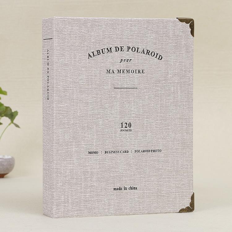 Мини-пленка с 120 карманами, фотоальбом для Polaroid, Fujifilm Instax Mini 9, 8, фотопленка, бумажная книга