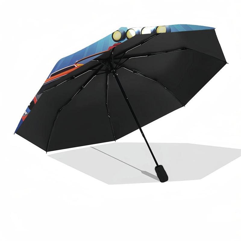 Monster Truck, Adventure Automatic Opening and Closing, 8 rib Structure Portable Umbrella, Suitable for Men and Women in All Seasons Perfec