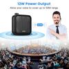 Voice Amplifier Portable Personal Voice Speaker with Microphone Display U disk TF Card playback Surround Sound for Teachers Speech tour guide