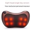 Electric Eight-Head Kneading Neck and Shoulder Massager Pillow for Home and Car