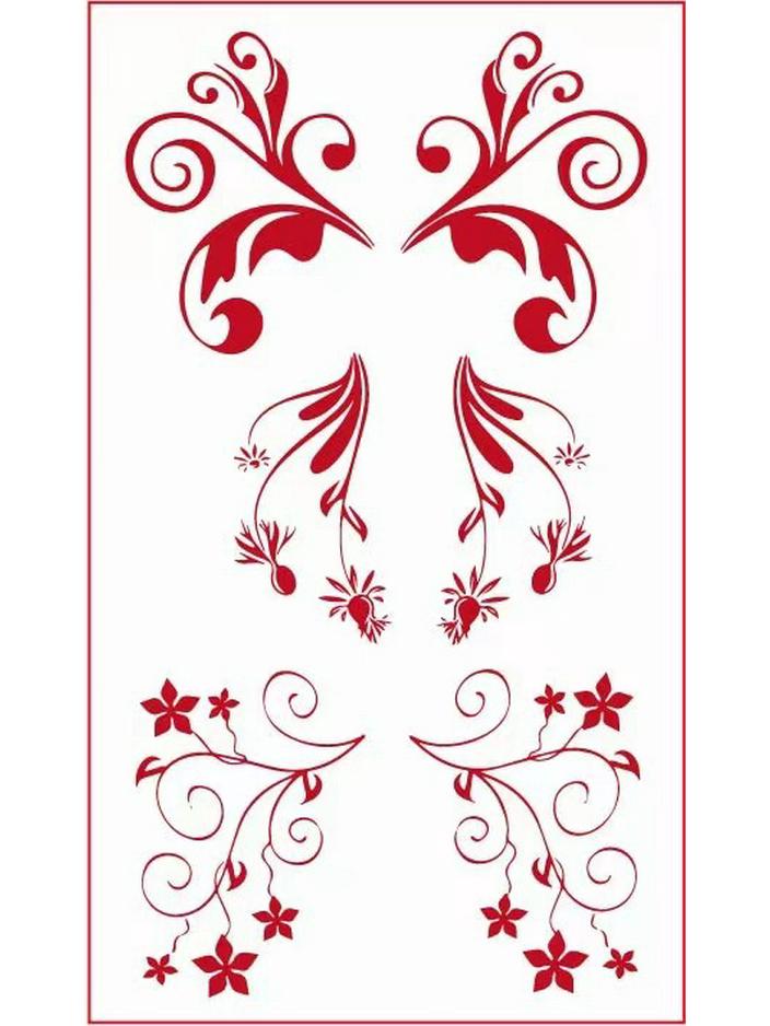 Ancient Style Children's Eye Corner Tattoo Stickers for Dance, Stage, and Festival Performances