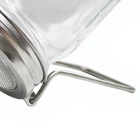 1/2 шт. 86 мм крышка для проращивания из нержавеющей стали для банки, крышка для выращивания ростков фасоли, сетчатая крышка-сито для банки с широким горлышком