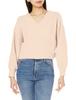 Jill by Jill Stuart V-neck Ribbed Knit Top