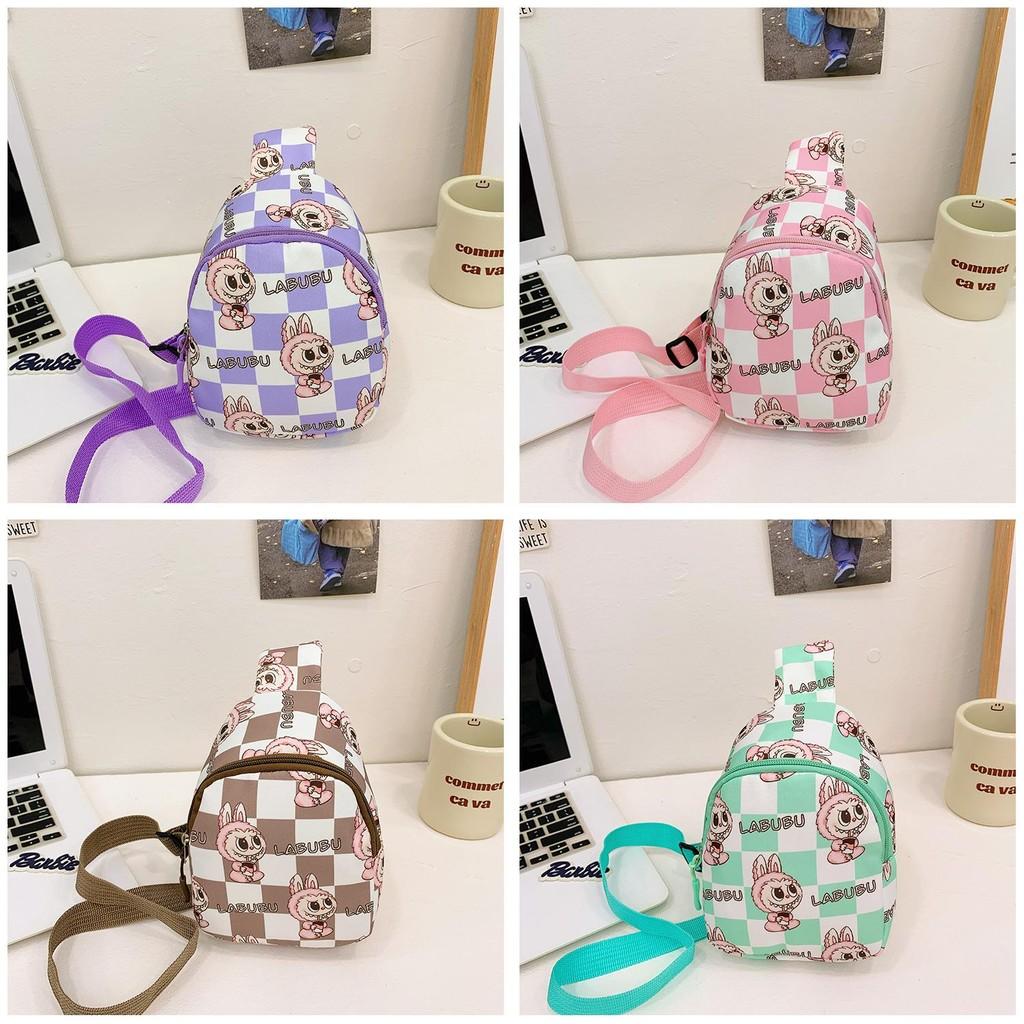 Повседневная мультяшная наплечная сумка для малышей с легким дизайном для ежедневного использования