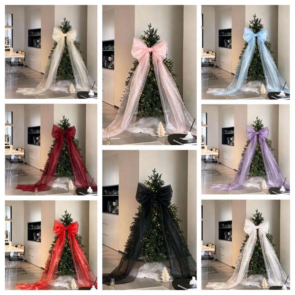 multicolor Giant Bow Hanging Decoration Oversized Bowknot Ornament Giant Wreath Wall Decor