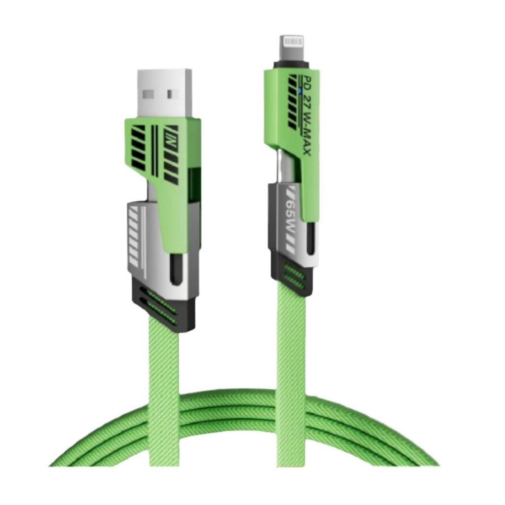 Universal 4in1 Data Cable PD27w/65w Ultra-fast Charging Cable