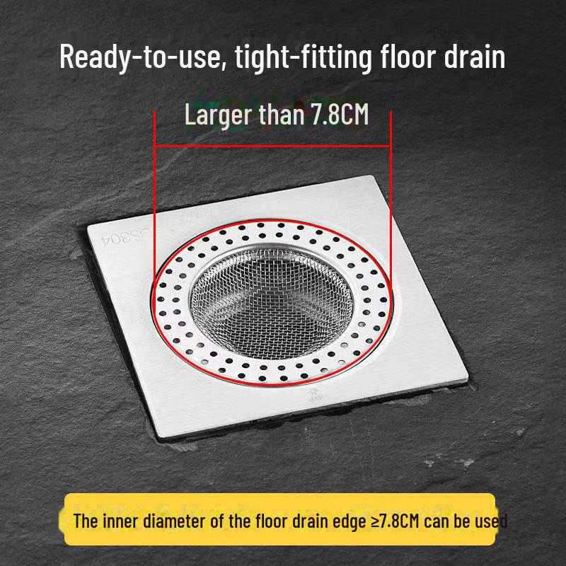 Stainless Steel Kitchen Sink Strainer Anti-Clog Funnel