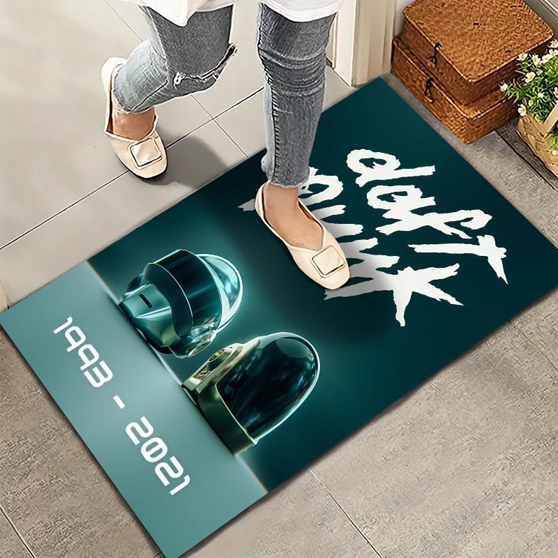 Daft Punk Carpet Rug for Living Room Bedroom Home Sofa Decoration,Kids play Nonslip Floor Mat