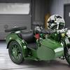 1/10 Трехколесный мотоцикл Сплав Литой Модель мотоцикла Игрушка Коллекция Транспортное средство Звук и Свет Внедорожный Автоцикл Игрушки Машина