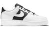 Nike Air Force 1 '07 Premium Leather Low-Top Sneakers for Men, White/Black DA8571-100